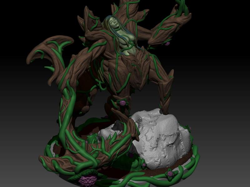 Halsia the cursed Dryad