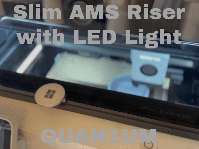 Slim AMS Riser with LED Light