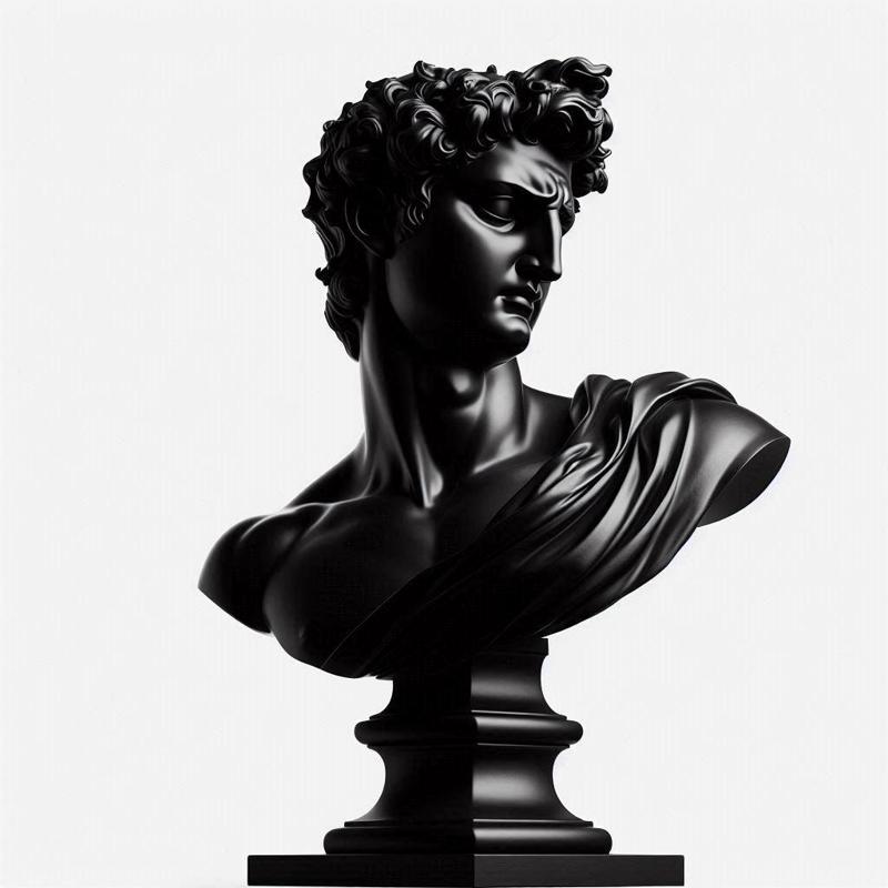 Roman Statue 3D Print – Classical Sculpture Decor, Ancient Art Replica, Elegant Home Ornament