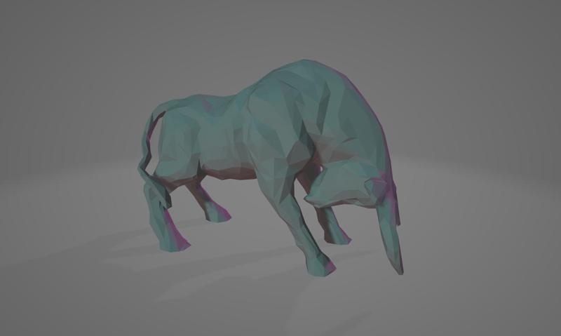 Bull Polygonal Bull