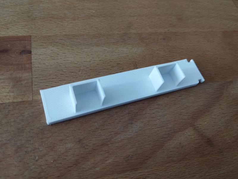 Vorhangschienen Model GE Endstück Abschluss