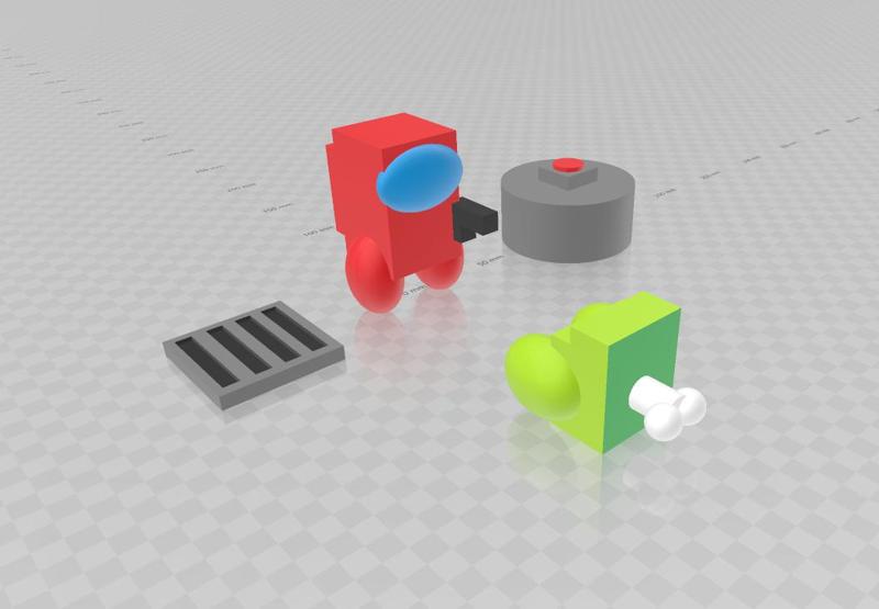 among us made in 1 minute