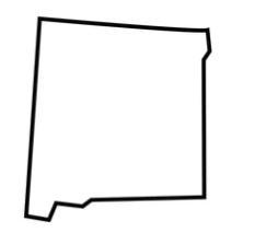 4 sizes - New Mexico Cookie Cutter State Outline - SHARP cutting edges!