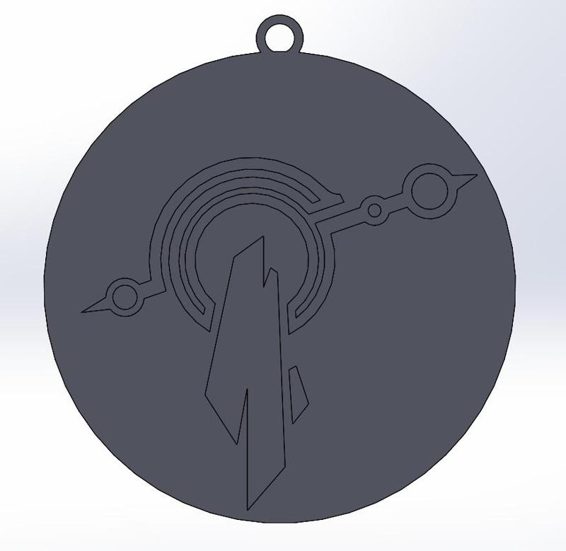 Key ring Region Monte Targon