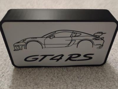 Porsche Cayman GT4 RS Light Box