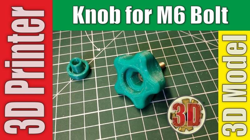 Knob for M6 Bolt (Nut)