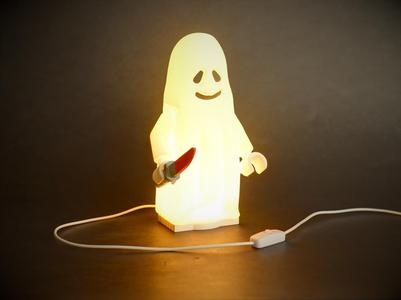 LEGO ghost lamp (requires LED kit)