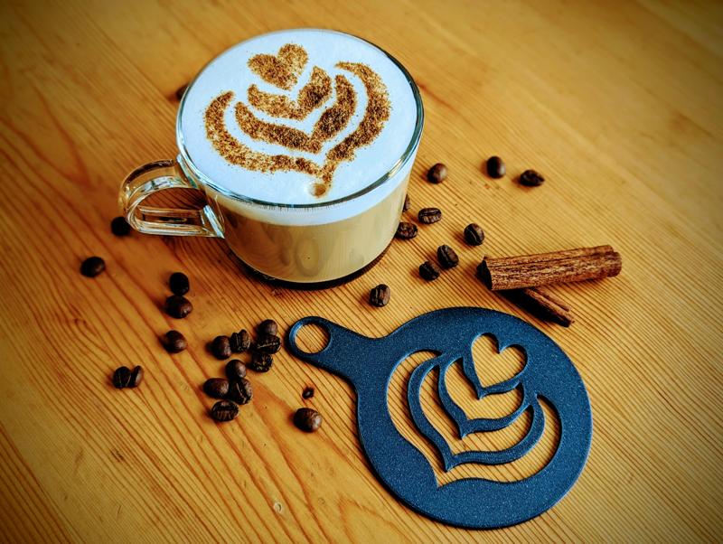 Coffee Latte Art Template