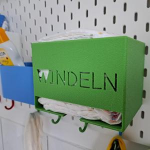 Diaper Dispenser [Size 1] (IKEA Skadis)