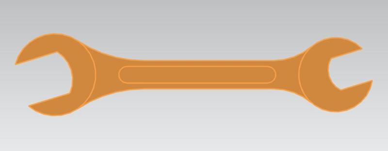 3D Printed Spanner Model