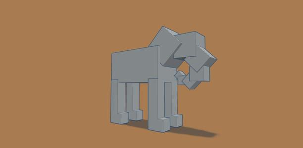 cube elephant