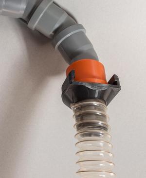 Dust and sawdust exhaust - quick coupler