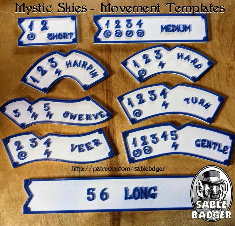 Mystic Skies - Movement Templates