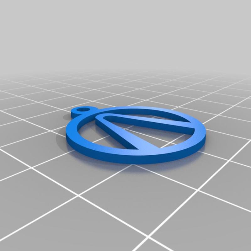 Boarderlands Vault Symbol Keychain/Pendant