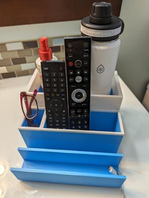 Bedside/nightstand storage organizer