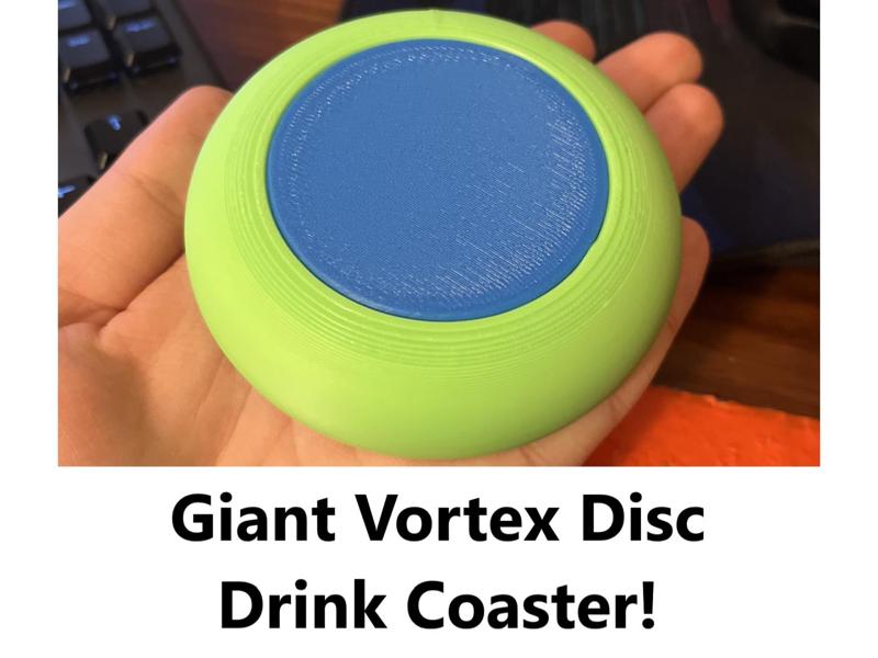 Giant Nerf Vortex Disc (Drink Coaster)