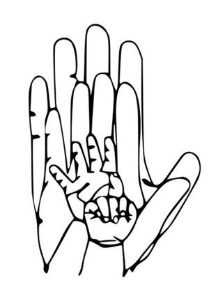 Family Member Hand Wall Decor