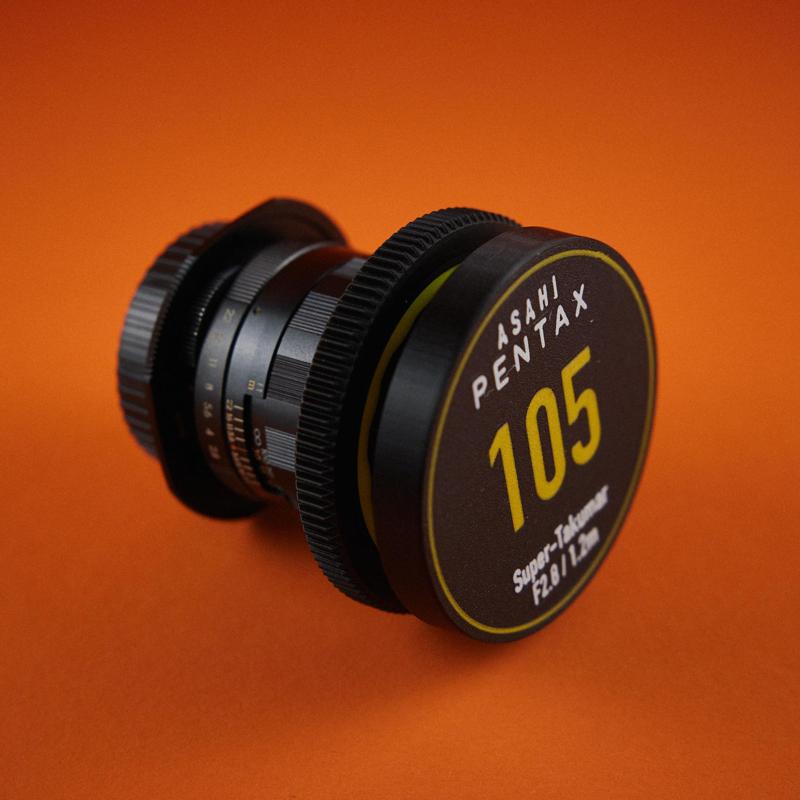 Super Takumar 105mm Focus Gear PRO with TPU insert