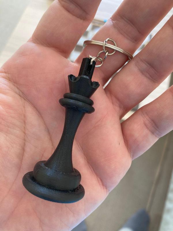 Chess keychain, queen#1