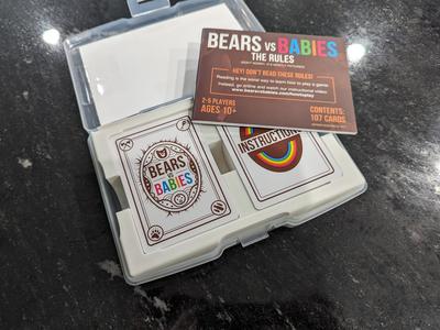 Bears Vs Babies Photo Caddy Board Game Insert