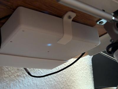 Organizer/case for usb-c docking station plus additional USB hub(s) for desk/monitor mounting.