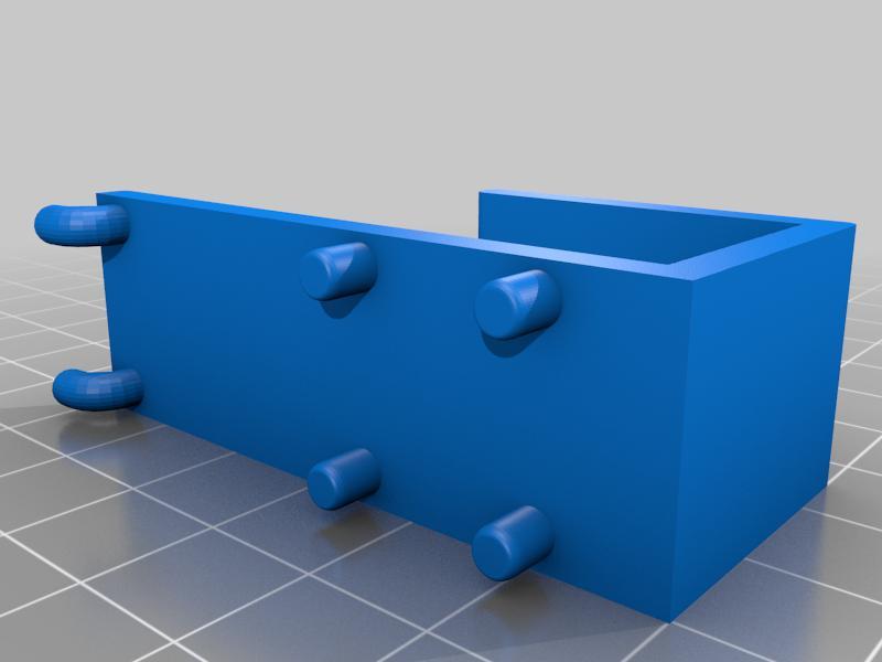 Meterstabhalter Lochwand 15mm center to center 3.5mm holes
