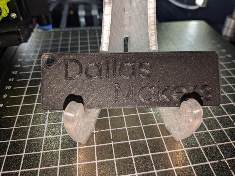 Dallas Makers Keytag