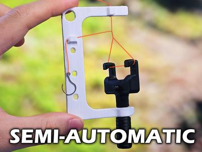 Semi-automatic Hook line Knotter