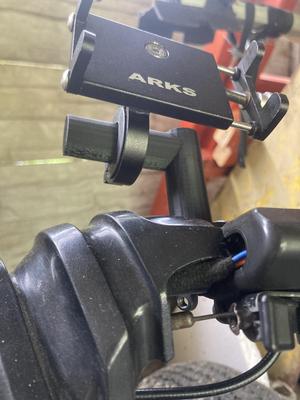 Motorcycle phone mount