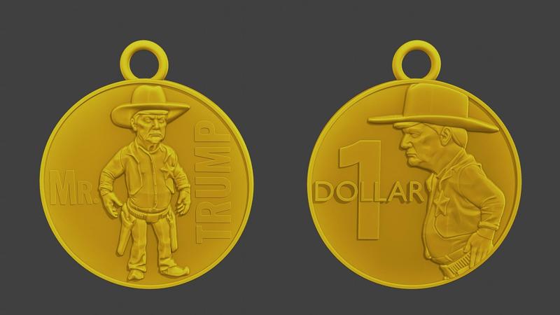 Donald trump Coin Cowboy