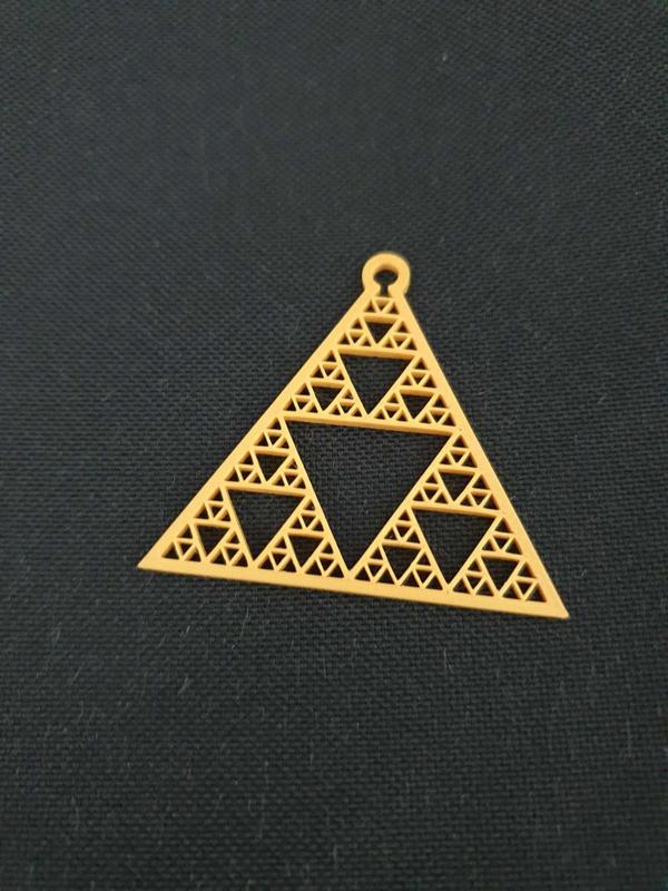 sierpiński triangle earrings