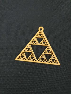 sierpiński triangle earrings
