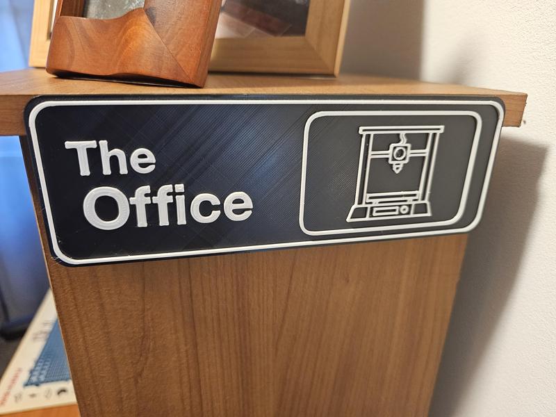 The Office 3D sign