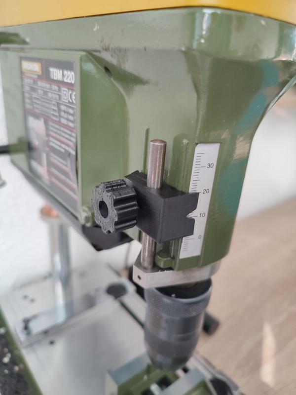 Depth Stop for Proxxon TBM 220