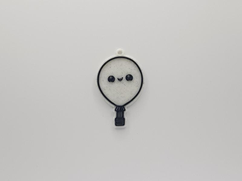 Happy Balloon Keychain