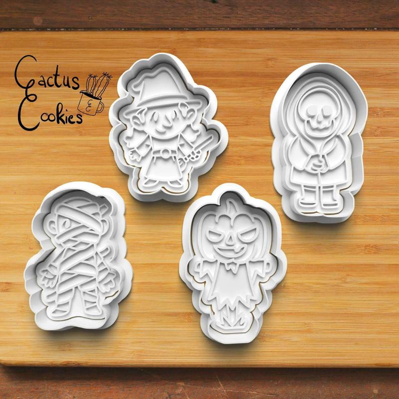 Halloween Monster Cookie Cutter set 0455