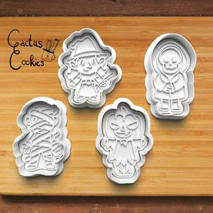 Halloween Monster Cookie Cutter set 0455