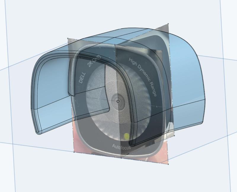 Web cam anti-glare protection Dell WB3023
