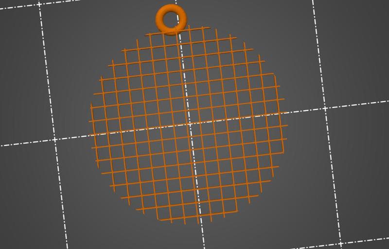 A model of the worf worm as a keychain