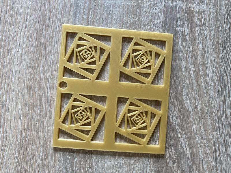 geometric wall decor I.