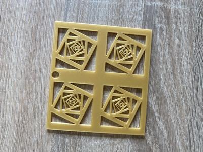 geometric wall decor I.