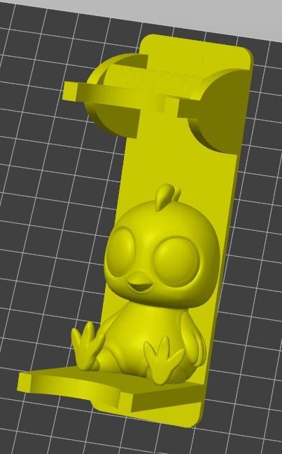 Pipette holder with chicken