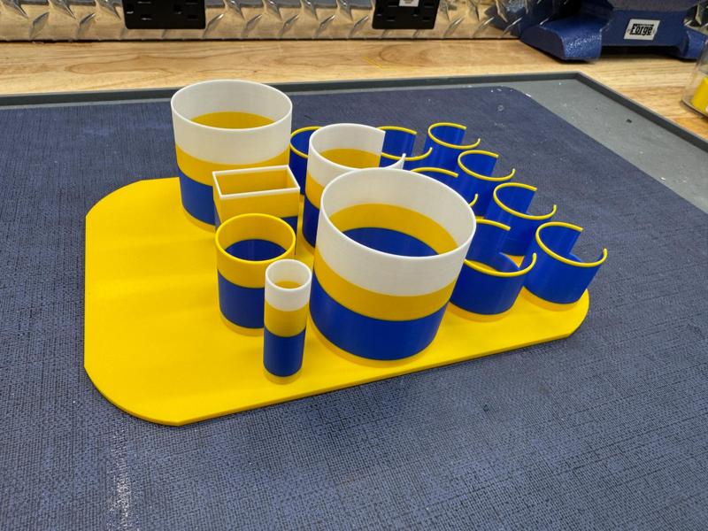 Pool Test Kit Holder