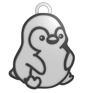 Penguin Keychain