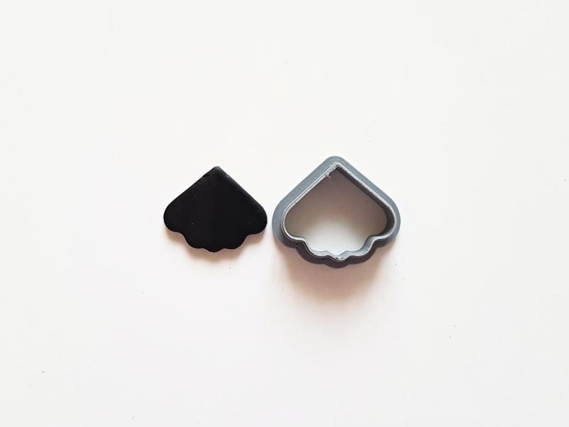 Quarter flower clay cutter set