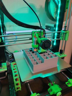 AM8 E3D V6 bowden print carriage with 18mm sensor