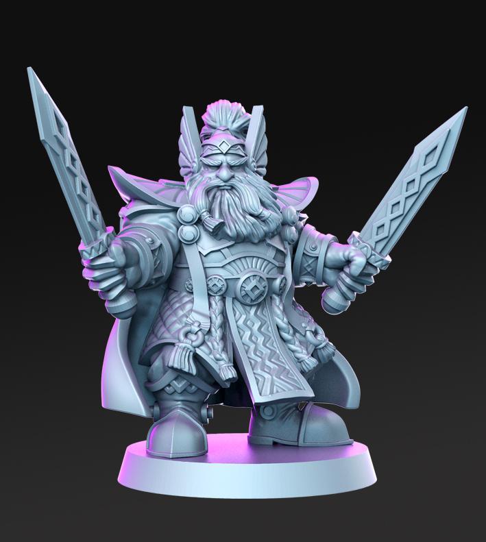 Grimhold - dwarf - 32mm - DnD