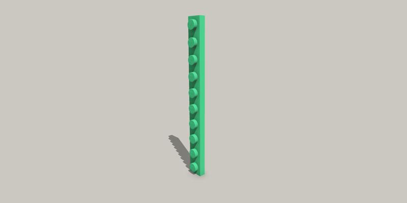 LEGO - Compatible Plate 1x10