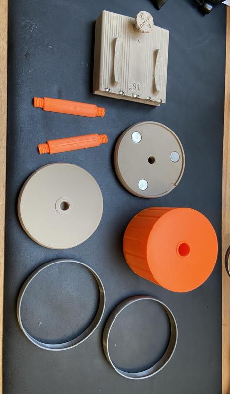 Stronger shaft for Diamond Stone Rolling Knife Sharpener