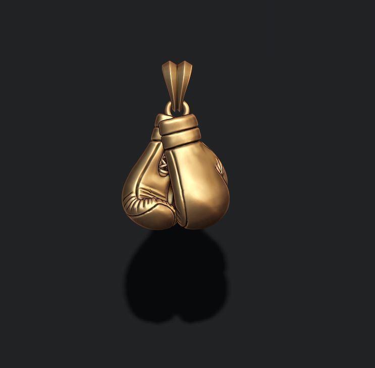boxing gloves pendant 3D print model